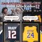 Jersey Frame Display Case, Large Clear Acrylic Shadow Box with UV Protection for Baseball Basketball Football Soccer Hockey shirts, Wall Mount Wooden Showcase, Idea Gift for Sports fans, 1 pack